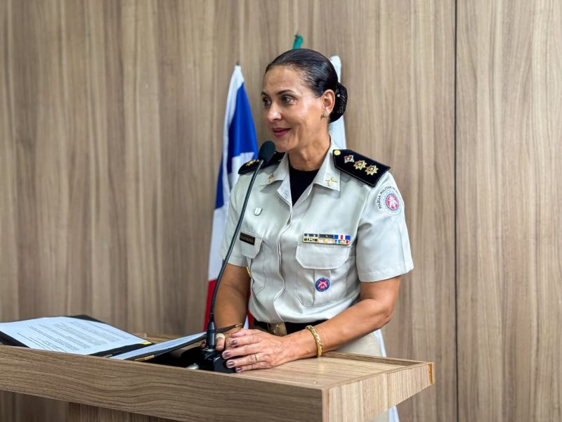 COMANDANTE PM POLICIA SERRINHA 16 BPM CORONELA MARIA APARECIDA