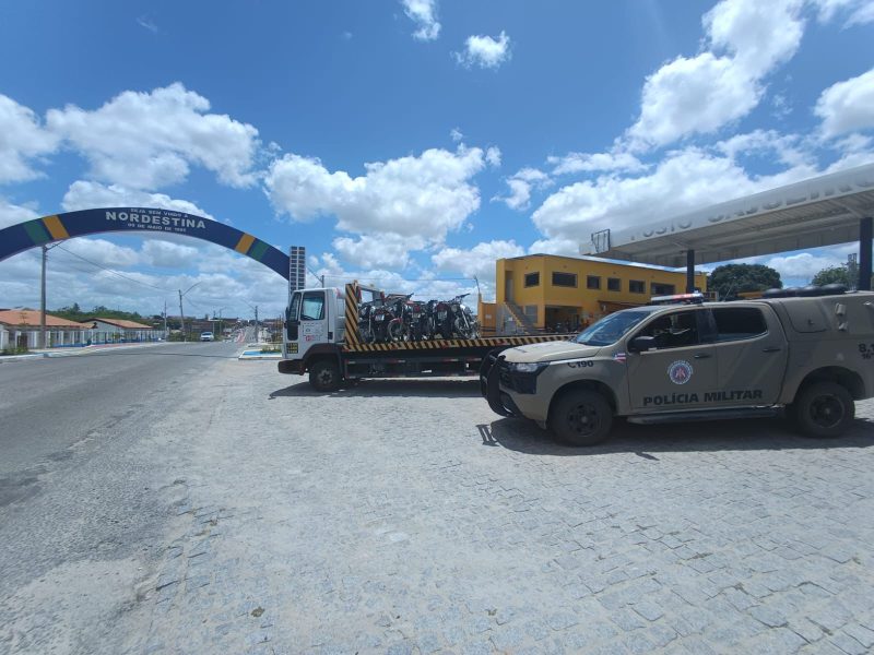 POLICIA PM APREENÇÃO MOTOS OPERAÇÃO FISCALIZAÇÃO BLITZ NORDESTINA (1)