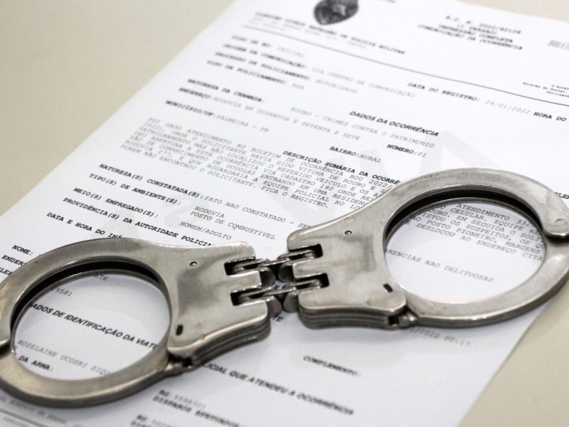 mandado prisão preso policia