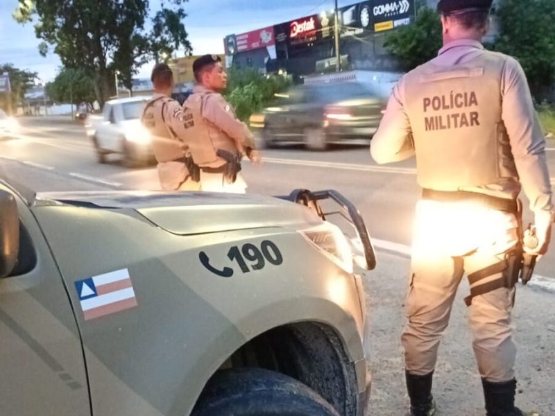 saída para Santa Bárbara -BR 116 PM POLICIA ESTRADA