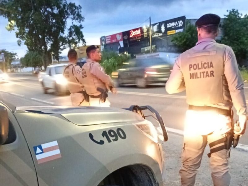 saída para Santa Bárbara -BR 116 POLICIA PM